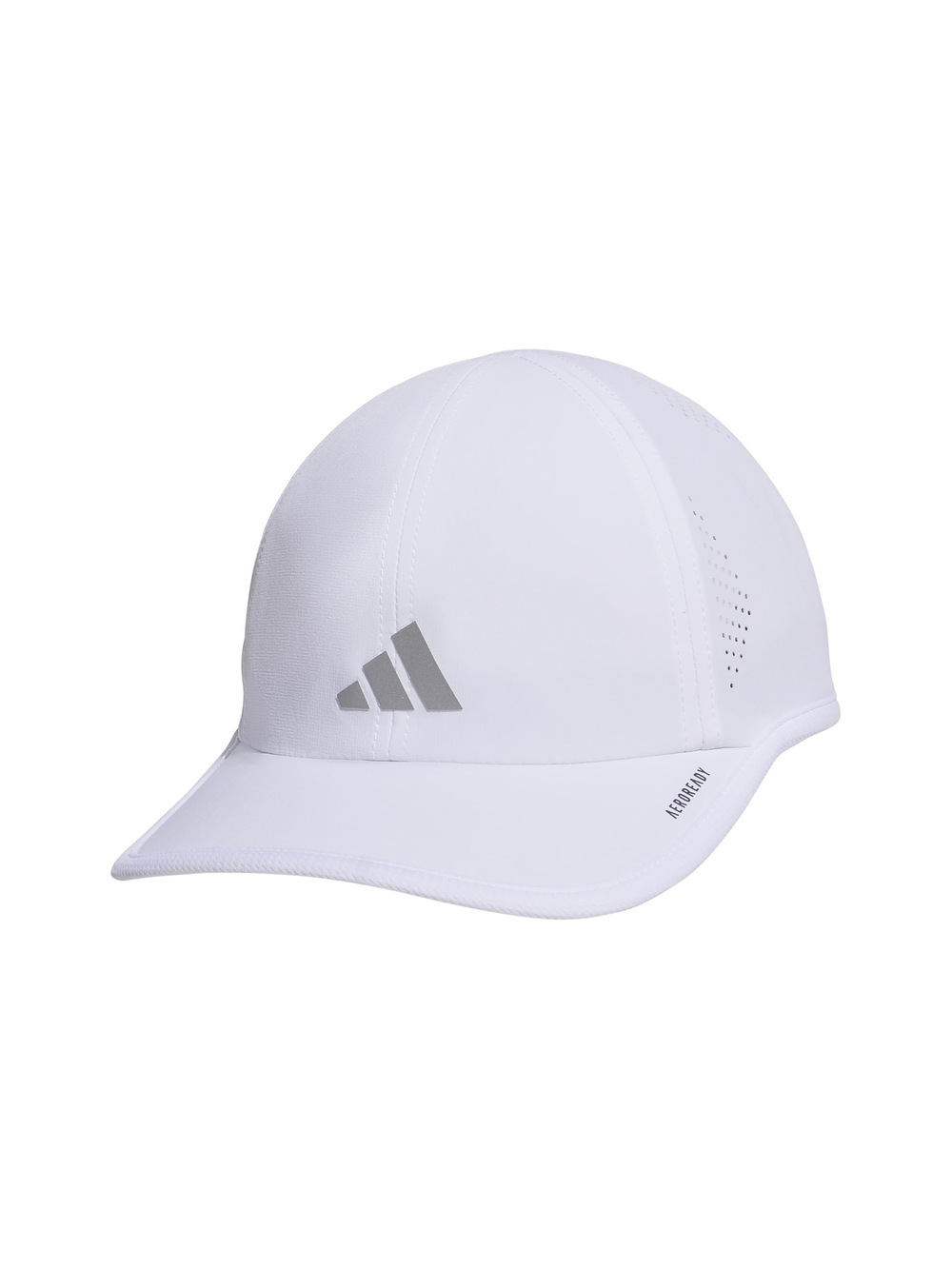 adidas Superlite 4 Hat | White, Silver Metallic | Size OS